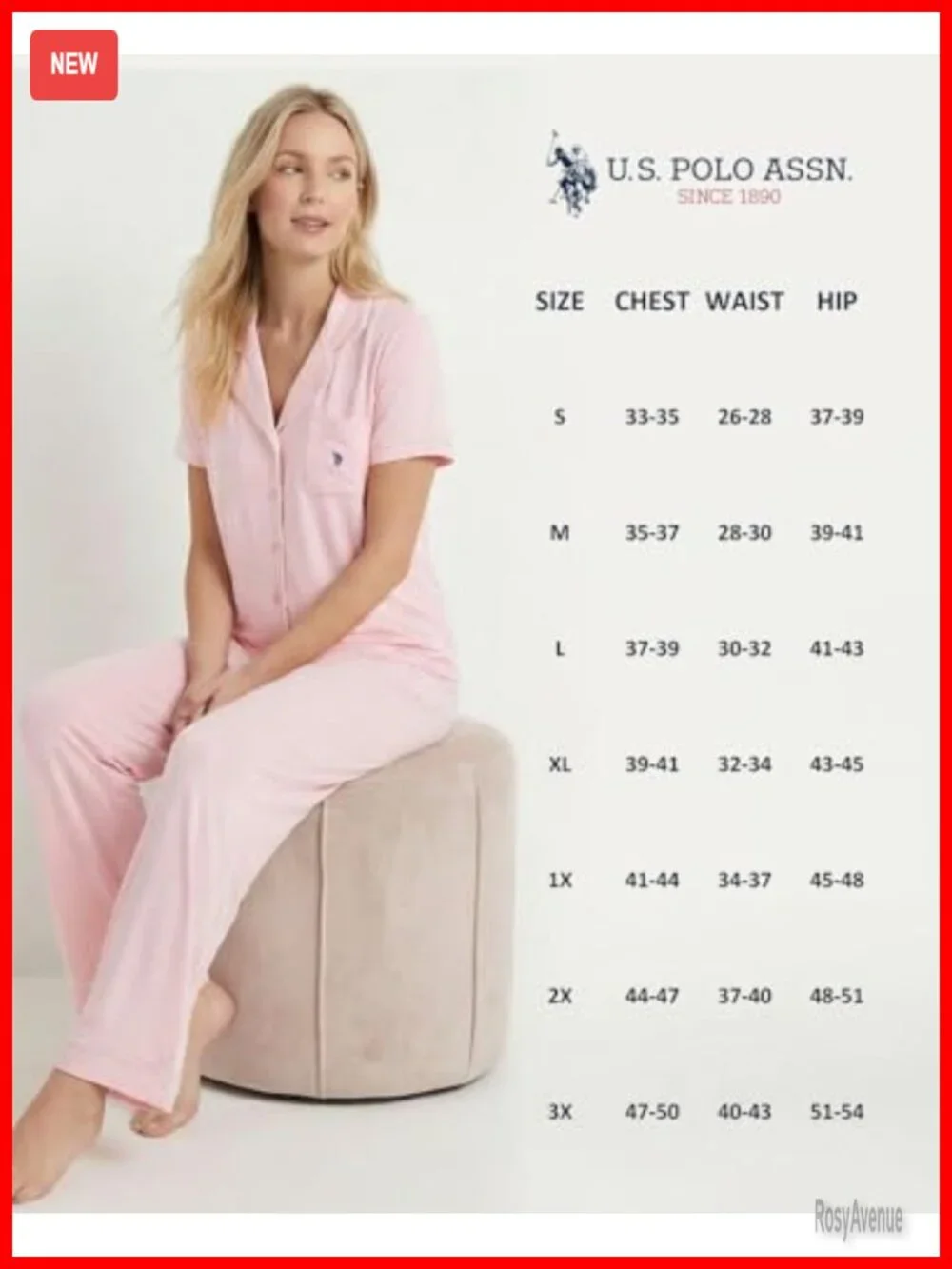 2 Piece Pajama Set Button Down Short Sleeve Top & Long Pants with Pockets